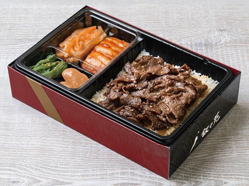 牛薄切弁当（ニンニク不使用）
