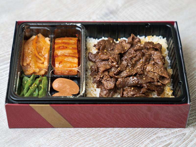 牛薄切弁当（ニンニク不使用）