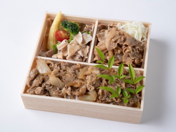 特製ダレの生姜焼き＆すきやき重御膳