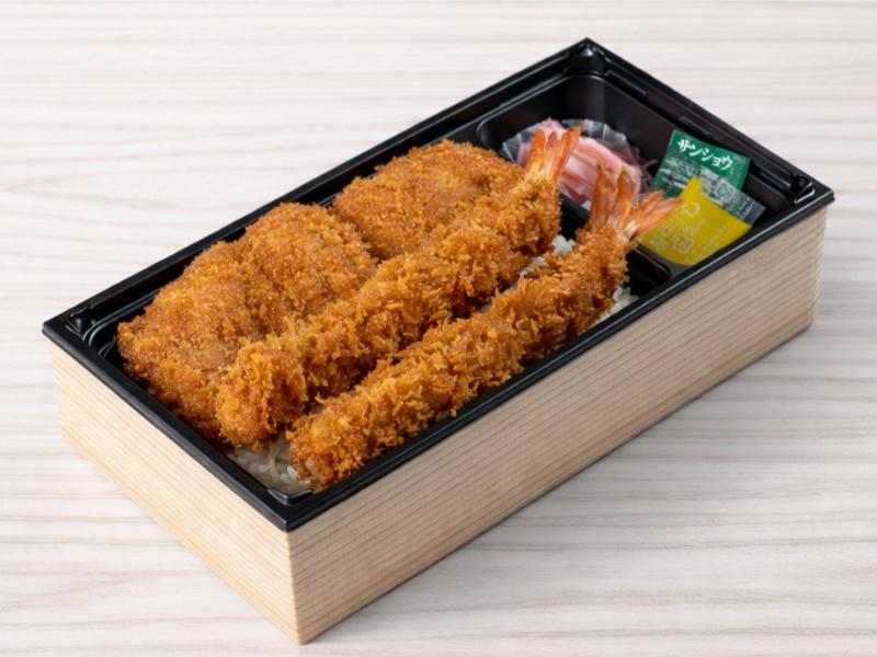 ヒレカツ合いもり弁当