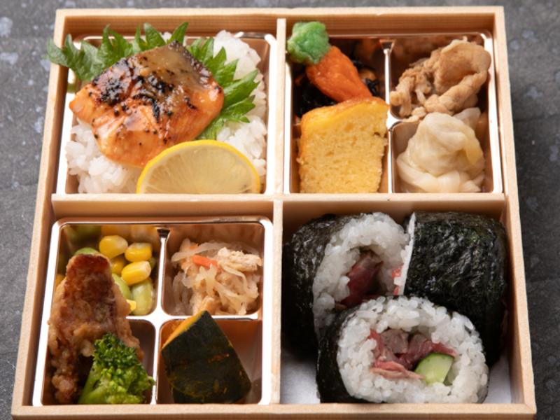 花梨（かりん）〜牛ステーキ巻きと鯛のうに焼き〜