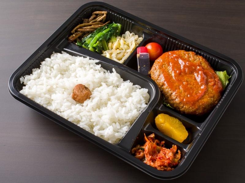 チーズインハンバーグとナムル御膳