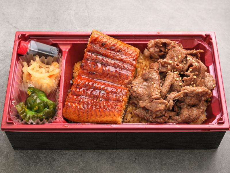 うな重＆焼肉弁当