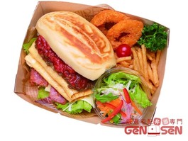黒毛和牛粗びきハンバーグSPサンド