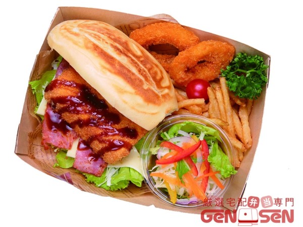 ベーコンチーズタマゴカツサンド