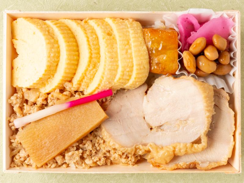 小江戸 鶏照り焼き 鶏そぼろ弁当