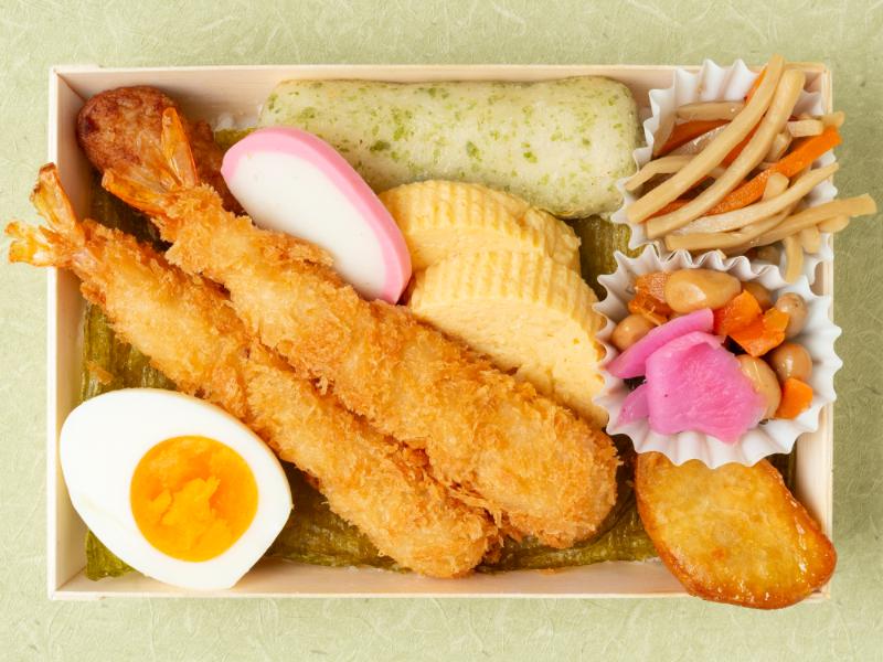 職人仕立て川越海苔重　海老フライ