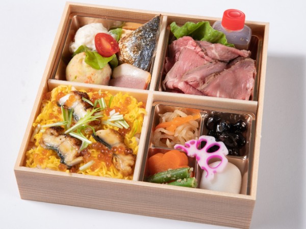 海鮮ちらしとローストビーフのおもてなし御膳
