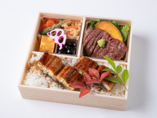 特選黒牛ステーキ鰻重御膳