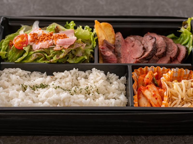 肉肉しいサガリ弁当