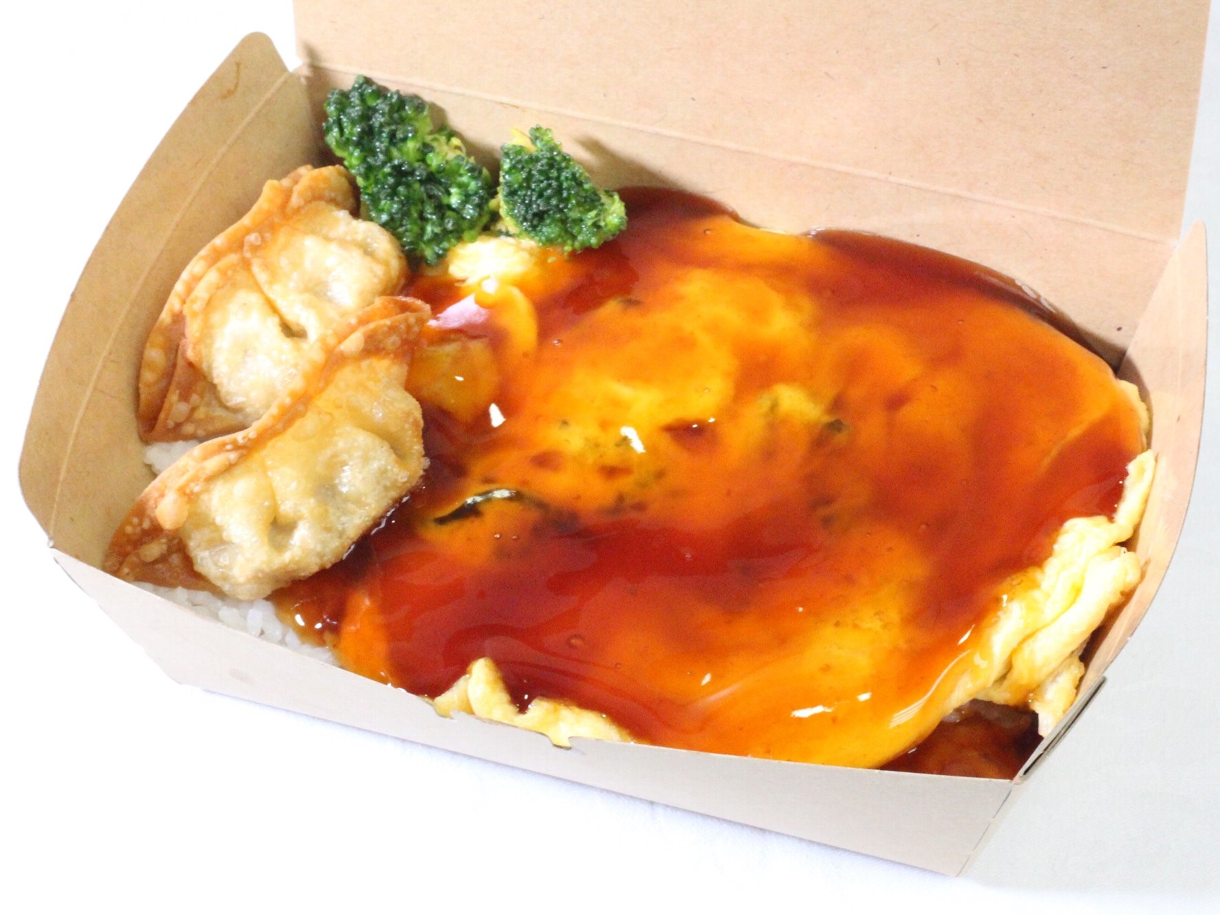 【チャイナ屋台】揚げ餃子＆ふわふわ卵の天津飯