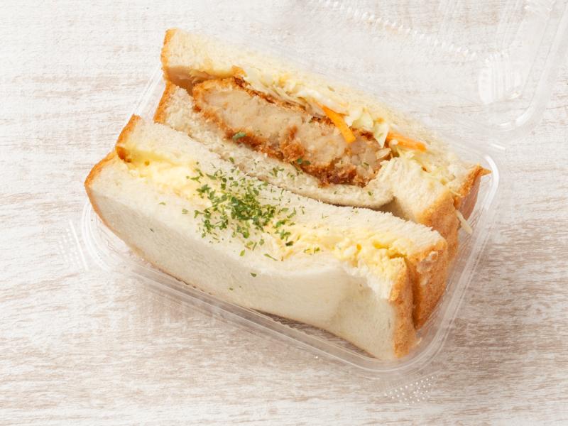 【軽食サンド】コロッケ＆玉子