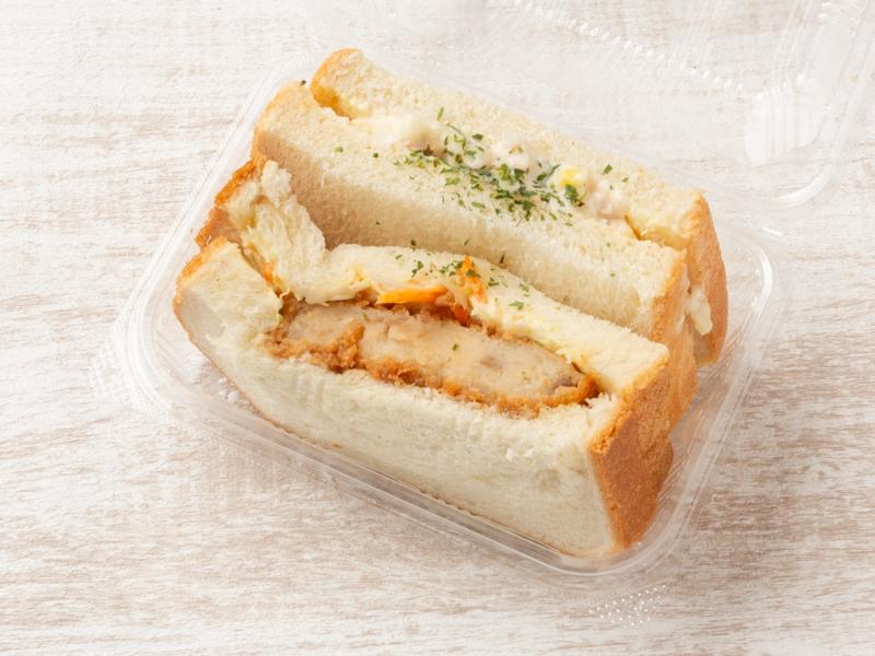 【軽食サンド】コロッケ＆ツナ