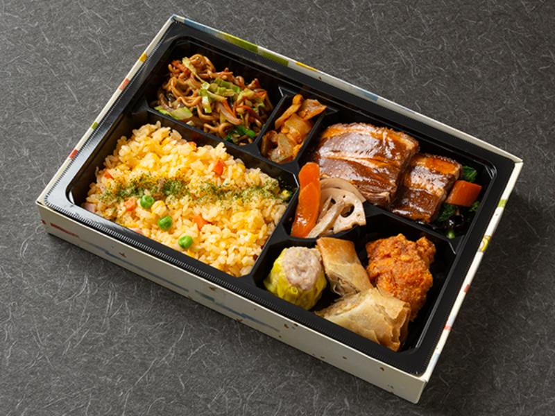 上海焼きそば＆豚の角煮　中華点心セット