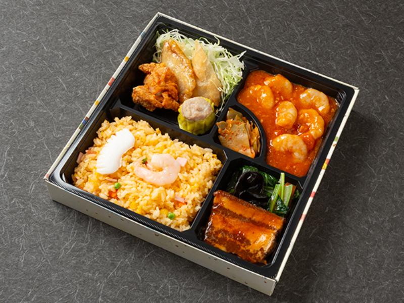 【贅沢】エビチリと豚の角煮　中華点心セット