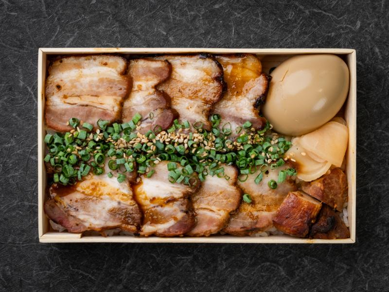 【本格焼豚】蜜汁チャーシュー重【特撰銘柄 林SPF豚】上豚バラ 70g