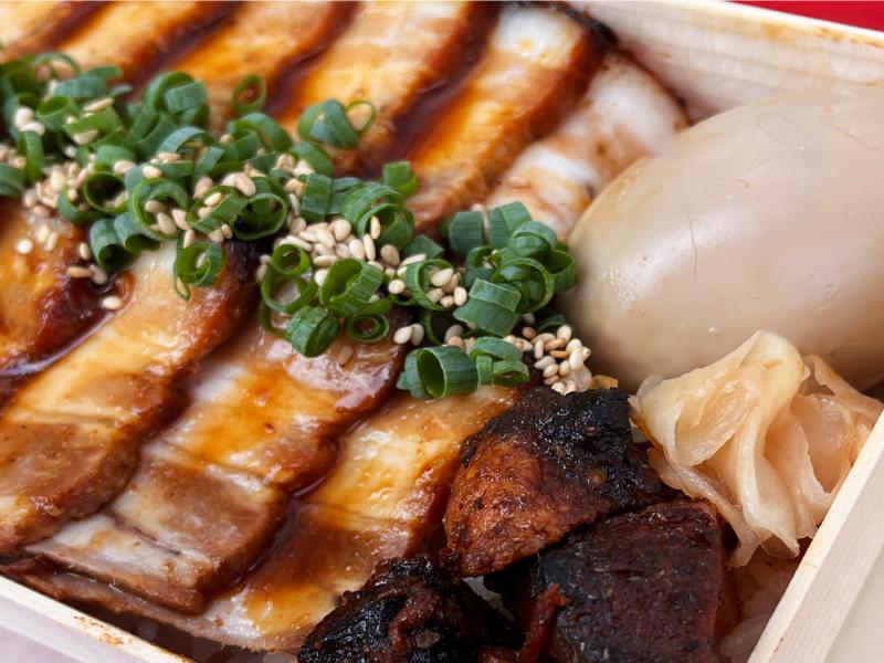 【本格焼豚】蜜汁チャーシュー重【特撰銘柄 林SPF豚】上豚バラ 70g
