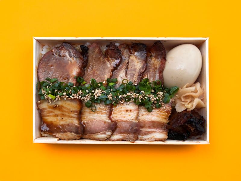 【本格焼豚】蜜汁チャーシュー重【特撰銘柄 林SPF豚】極上２種 90g