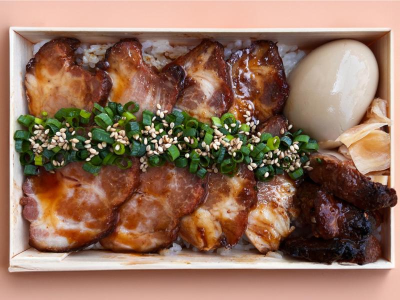 【本格焼豚】蜜汁チャーシュー重【特撰銘柄 林SPF豚】肩ロース 90g