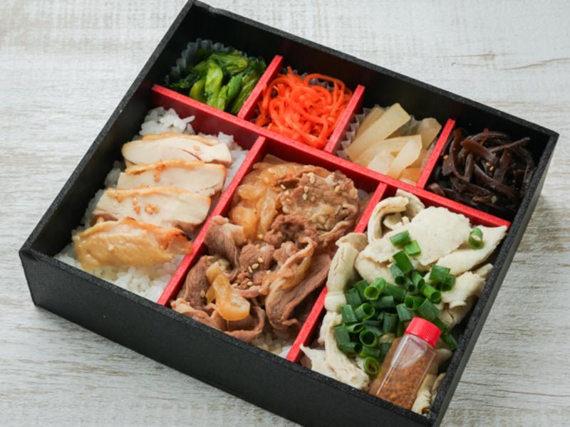 【肉三昧】牛豚鶏の欲張り食べ比べ御膳