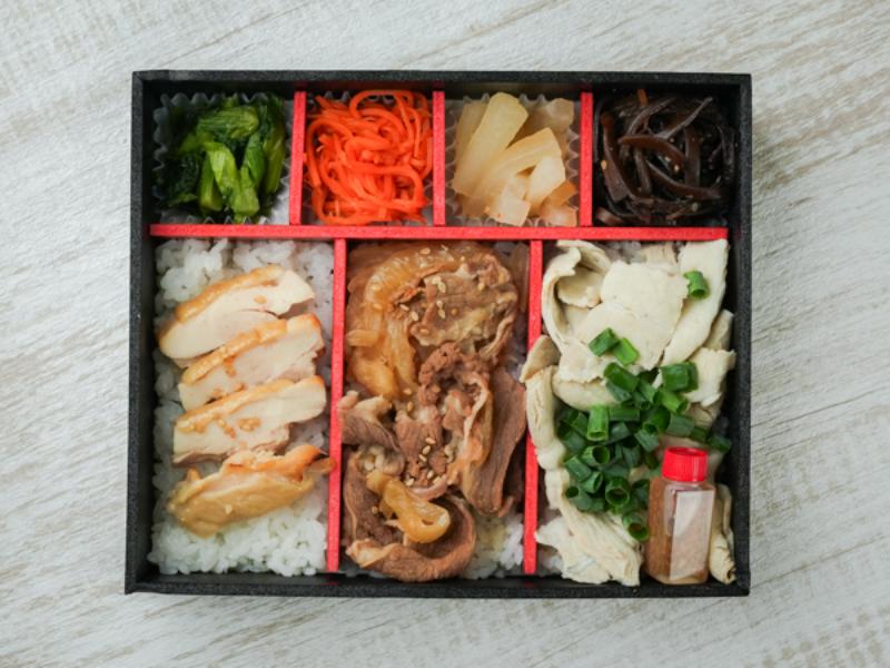 【肉三昧】牛豚鶏の欲張り食べ比べ御膳