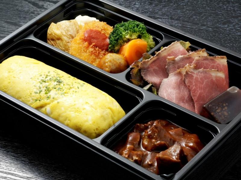 和牛シチューと和牛ローストビーフの洋食御膳