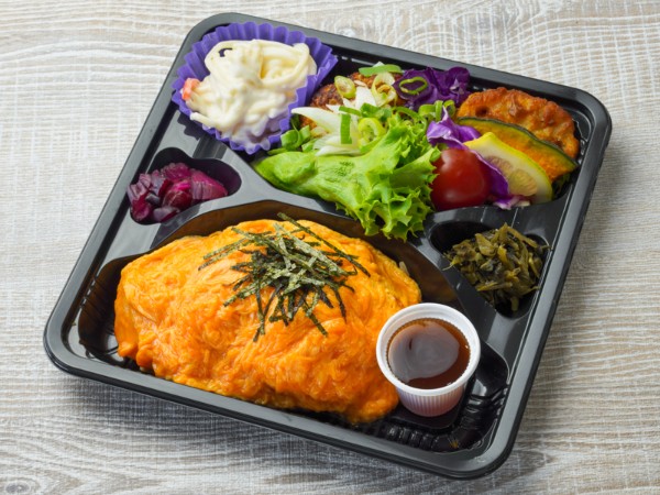 和風オムライス＆和風ハンバーグ弁当