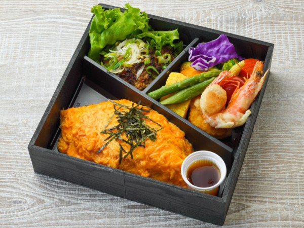 和風オムライス＆和風ハンバーグ御膳