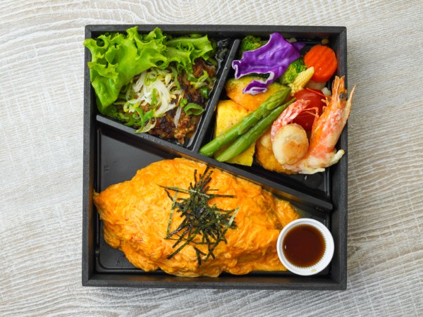 和風オムライス＆和風ハンバーグ御膳