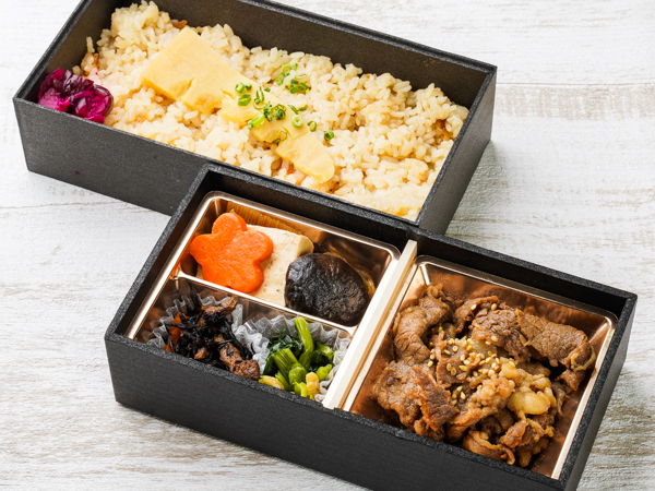 黒毛和牛焼肉弁当（肉増量）（筍の炊き込み）