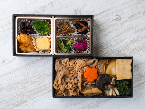 黒毛和牛 すき焼き重の2段弁当