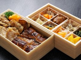 うなぎと鶏ハラミの炙り重