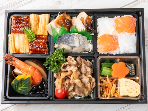 【4種の市松寿司極上御膳】絶品牛焼肉