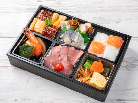 【4種の市松寿司極上御膳】ジューシーローストビーフ