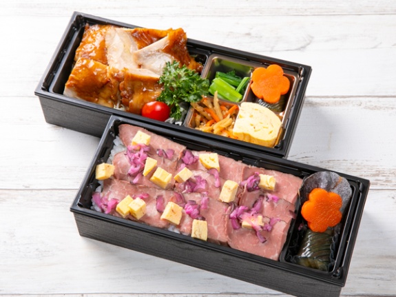 【肉ちらしの2段御膳】鶏の照り焼き