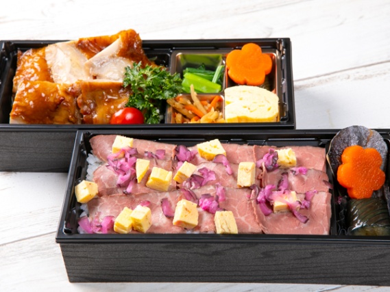 【肉ちらしの2段御膳】鶏の照り焼き