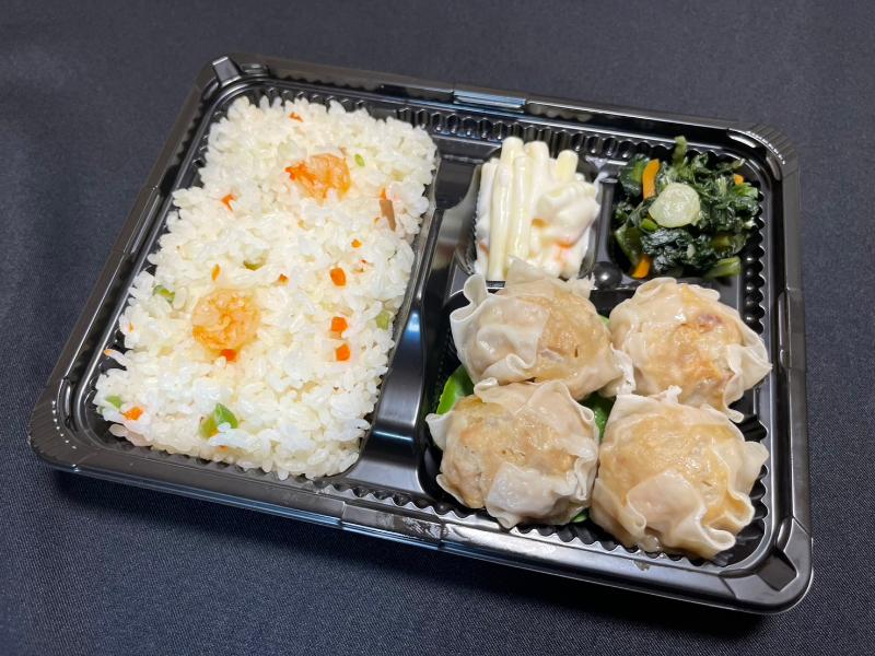 大玉肉焼売＆エビピラフ