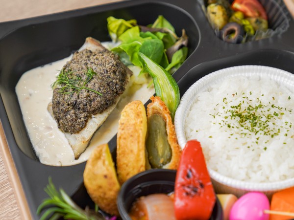 白身魚のタプナード焼き