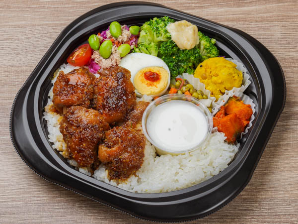 べジ惣菜5種のハニーマスタードチキン弁当