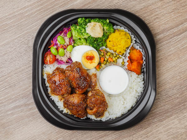 べジ惣菜5種のハニーマスタードチキン弁当