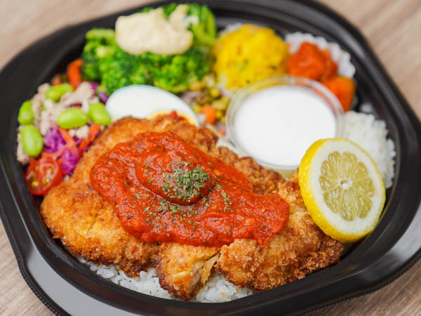 べジ惣菜5種のミラノ風チキンカツレツ弁当