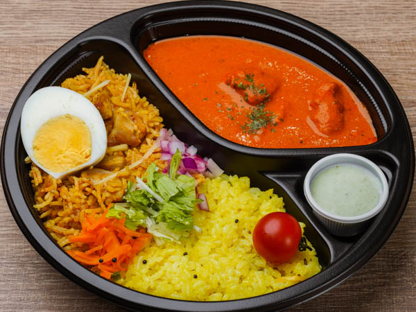ビリヤニカレーセット（バターチキン）