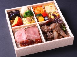 和牛赤ワイン煮とローストビーフ