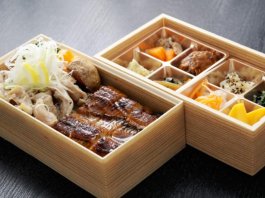 鰻まぶしご飯と鶏塩レモン重