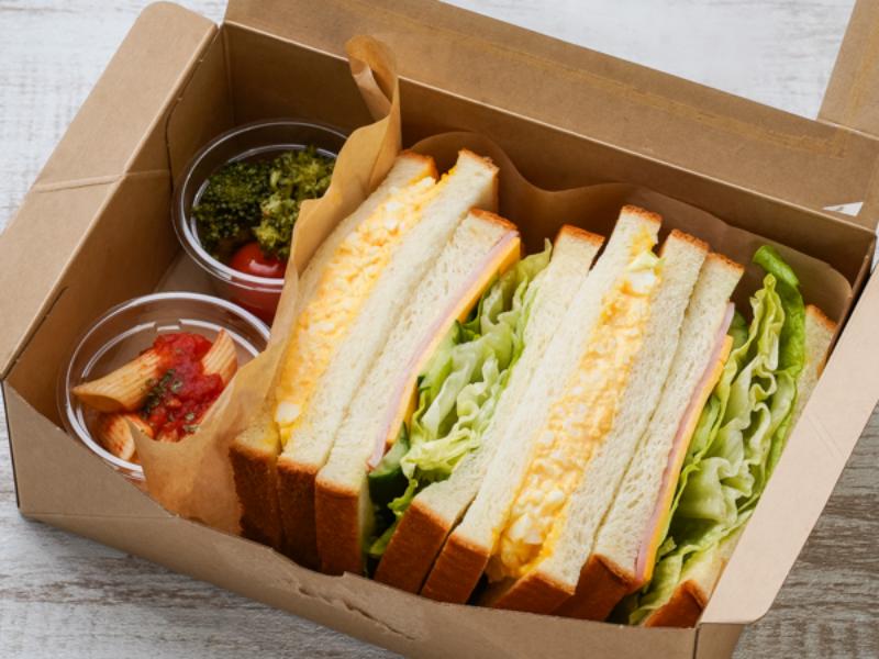 王道のたまご＆ハムチーズサンド