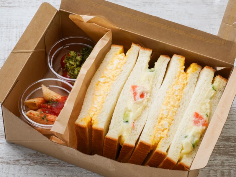 スタッフ一押しのたまご＆ポテトサラダサンド