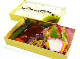 ハンバーグデミグラスソース×豚の生姜焼き弁当