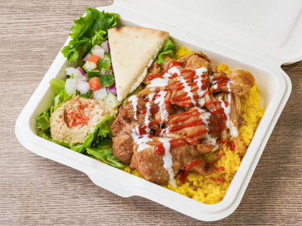 チキン＆ポークチャップオーバーライスコンボ