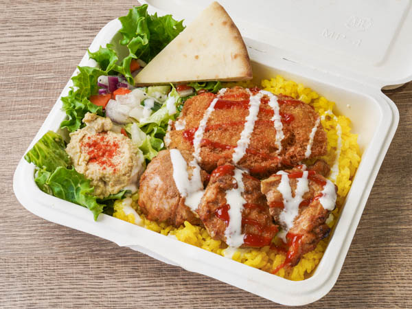 チキン＆フィッシュフライオーバーライスコンボ