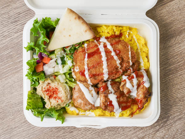 チキン＆フィッシュフライオーバーライスコンボ